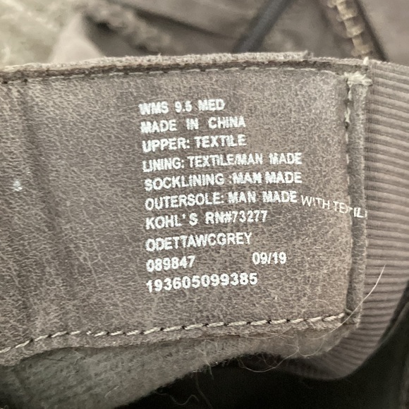 SO Kohl’s Odettawcgrey Knee High Boots - Picture 11 of 14